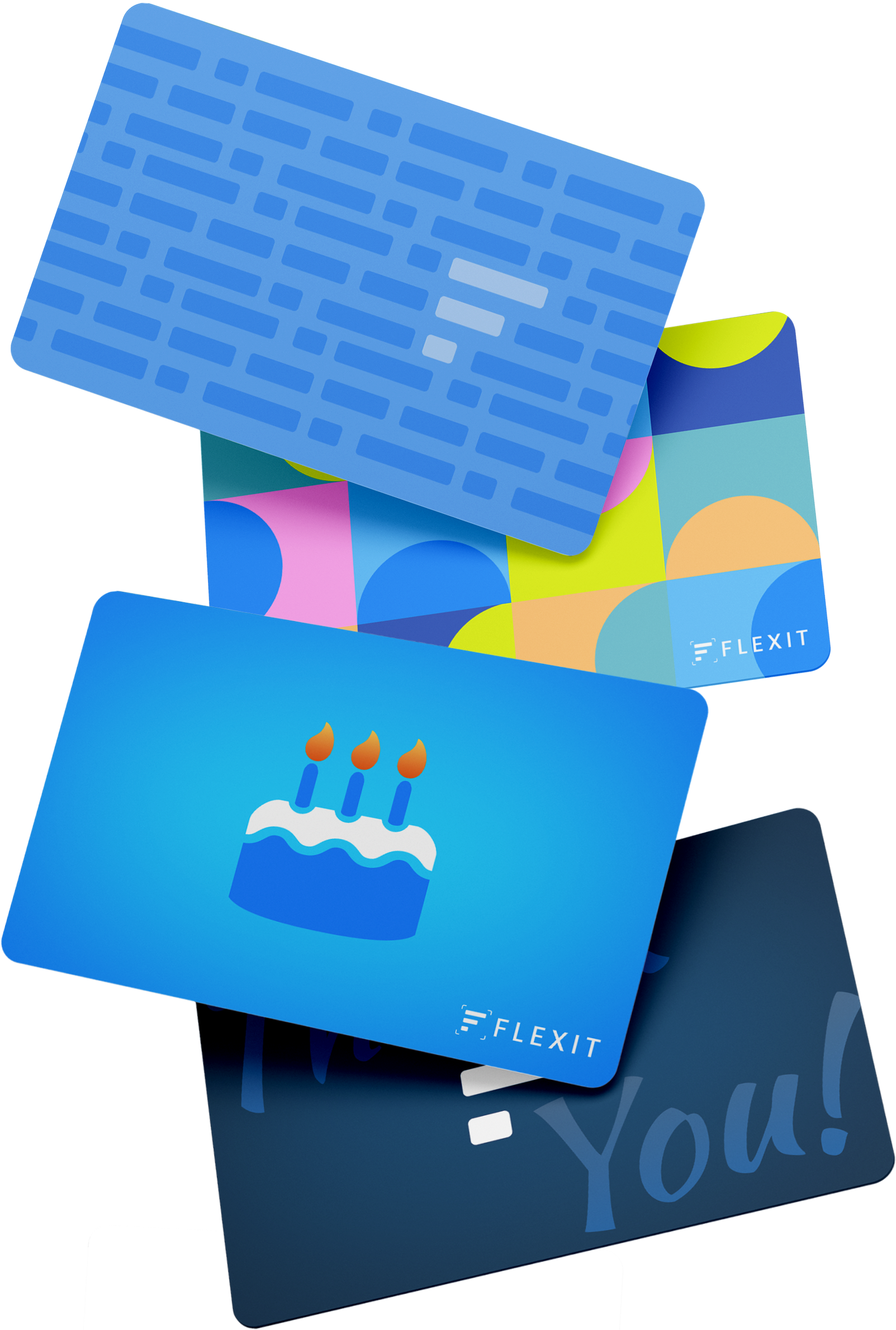 stacked giftcards