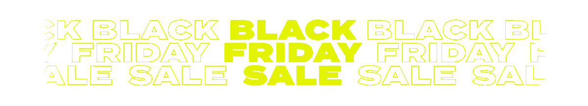 black friday sale neon sign